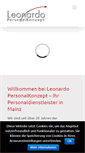 Mobile Screenshot of leonardo-personal.de