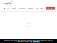 Tablet Screenshot of leonardo-personal.de